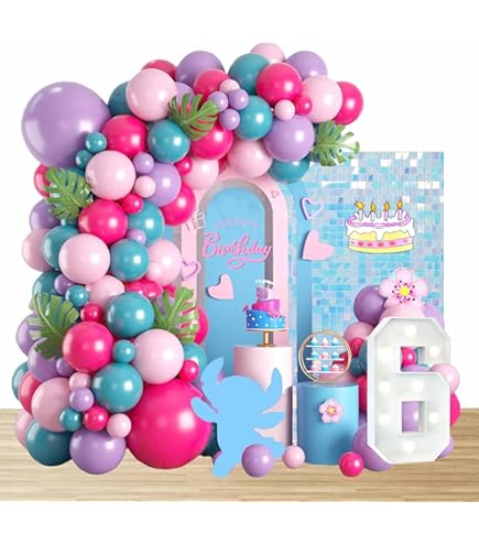 Kit Palloncini Compleanno Stitch - 22 Pezzi Per Feste A Tema - Foto 11