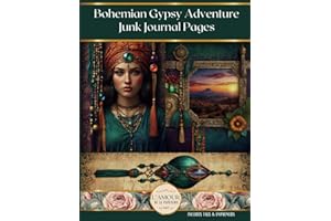 Bohemian Gypsy Adventure Junk Journal Pages: Scrapbooking, Decoupage, Collage and Paper Craft