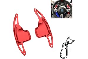 HIBEYO Palettes de changement de vitesse de volant pour BMW Série 3 F30 F31 F34 Série 5 F10 F11 Série 1 F20 F21 2 F22 F23 4 F33 F36 Série 6 F06 F12 F13 X1 F48 X3 F25 X4 x 5. X6 Shift Paddles Levier de