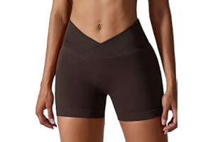 BOVLDEMT Contour Seamless Workout Shorts for Women High Waist Gym Biker Shorts Tummy Control Booty Yoga Shorts