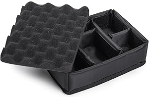 B&W International – zmienny podział na naszą wytrzymałą walizkę transportową – typ 1000, czarny