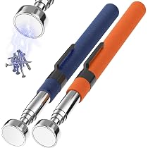 Telescopische Magneetstaaf – 3 Stuks – Uitschuifbaar Tot 65 Cm – Voor Schroeven, Moeren En Andere Metalen Onderdelen