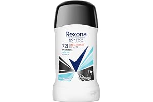 Rexona Nonstop Protection Deodorant Stick osynlig Aqua antiperspirant med 72 timmars skydd mot svett och kroppslukt 50 ml