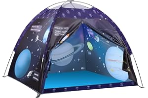 Exqline Kids Tent - Large Space Play Tent for Boys and Girls, Indoor Galaxy Dome Pop Up, Playhouse, Portable Outdoor Garden