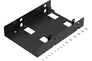 SABRENT 2,5” zu 3,5” HDD SSD Einbaurahmen, Festplatten Montage Kit Adapter (BK-HDDF)
