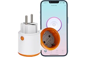 PHOVOLT ZigBee Smart Socket 16A, 3680W Alexa Smart Plug con medidor de potencia, control de voz, temporizador, control remoto de aplicación compatible con Alexa, Google Home. HUB requerido (1 paquete)