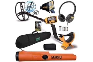 GARRETT Ace 400i Metal Detector with Original Garret Pro Pointer at PinPointer and Carry Bag