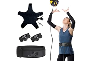 TOBWOLF Volleyball Training Pass Rite Aid Resistance Band, Elastic Volleyball Resistance Belt Set for for Practicing Serving, Arm Swing Passing, Agility Training