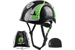 GREEN DEVIL GREENDEVIL X-Armor Casque de protection ABS EN 397 Casque industriel casque de chantier pour adulte Casque de chantier