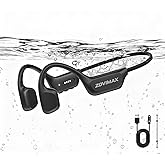 ZOVIMAX Bone Conduction Swimming Headphones IPX8 MP3 8GB Bluetooth 6.0 | Open-Ear Swimming Headphones IPX8 Waterproof, Built-