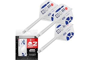 ‎TARGET DARTS Target Darts Star Wars R2-D2 K Flex Integrated Dart Flights & Shafts | R2D2 3er-Pack K-Flex, Nr. 2 und Nr. 6 | Short, Intermediate & Medium Disney Kflex Zubehör