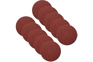 HOBBYPOWER24 50 x dischi in velcro Ø 125 mm senza foro, grana 36 velcro, carta vetrata eccentrica, dischi abrasivi velcro, fissaggio in velcro, ad esempio per AEG, Black & Decker, Bosch, Einhell, Kress