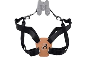 BOOSTEADY Correa de Arnés para Binoculares Ajustable Forma de X del Arnés de la Cámara Ofrece Comodidad Ergonómica Duradero Universal para Exteriore