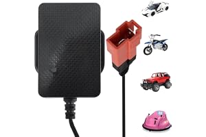 Tosiicop 6 V laddare för barn motorcykel elbil – 6 volt batteriladdare för barn Ride on Toys 6 V strömförsörjning för baby el