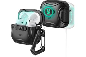 ESR för AirPods 4-fodral, kompatibelt med AirPods 4 Gen (2024) (USB-C), kompatibelt med MagSafe, fallsäkert lås, enkel öppnin