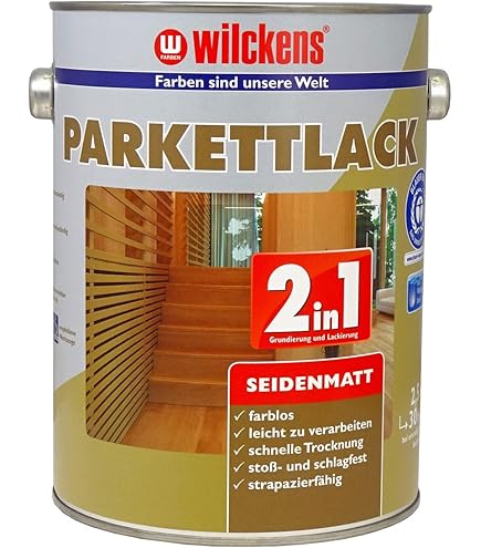 2K PU Versiegelung farblos 1kg glänzend für Außen & Innen I UV-beständig & wasserfest I Klarlack