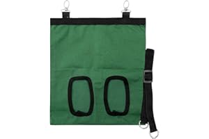 Jagowa Rabbit Hay Feeder Bag Hanging Hay Rack Guinea Pig Hay Feeder Storage Dispenser Small Animal Feeder Storage Feeding Tool Supply (Green, Purple)