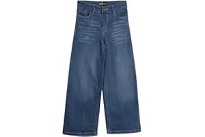 A2Z 4 Kids Girls Relaxed Jeans Baggy Wide Leg Palazo Bootcut Stretchy Denim Pants Flared Fashion Jeans Trousers Baggy Jean Gift for Children Age 5-14 Years