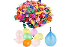 GOLDGE 1200 Palloncini d'Acqua, Colorato Fluorescente Palloncini, Outdoor Party Piscina Spiaggia Giardino Palloncini Giocattoli, Facile da Riempire