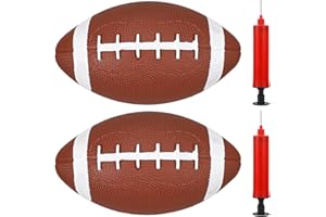 HEMOTON 2 palline da rugby, da 6,7", per la scuola, per interni ed esterni, adatte per bambini di età compresa tra 2 e 5 anni