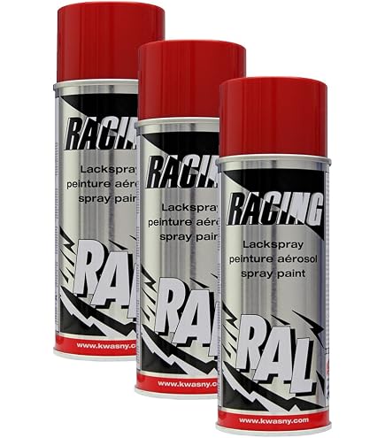 Normfest Lackspray RAL 3002 Karminrot – Seidenglänzend, 3x 400 Ml, Für Metall, Holz, Kunststoff
