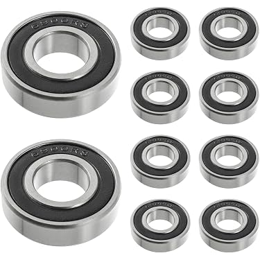 Roulements à Billes 6202 16x35x11mm - XiKe 4 Pièces Acier Chromé