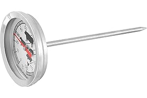 FMPROFESSIONAL FM Professional Termómetro cocina horno para carne-pescado, en acero inoxidable, color inox. 1 ud.