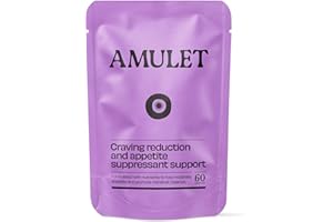 AMULET Appetite Suppressant & Craving Reduction for Women – Natural GLP-1 Support – Curb Hunger & Boost Metabolism – Moro Red Orange, Chromium & Gynostemma – 60 Capsules (UK Made)