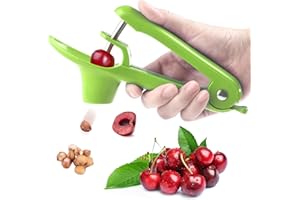DHHYWWD Cherry Pitter, Cherry Stoner, Olive Pitter, Cherry Pip Remover, Cherry Pitter Tool,Cherry Stoner Remover UK (Green)