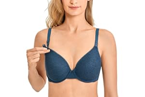 Gratlin - Sujetador De Lactancia y Premamá con Aros y Relleno para Mujer