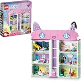 LEGO Gabby&rsquo;nin Oyun Evi Oyuncak Seti, 4 Katlı ve 8 Odalı Bebek Evi ve Gabby, Pandi Pati, MerCat ve Cakey Fig&uuml;rleri gibi Akses