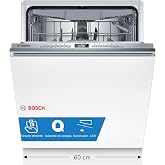 Bosch - Fully Integrated Dishwasher, Series 4, 60 cm. wide, 14 servings, 3rd tray, Home Connect, Eco Silence Motor, White, SM