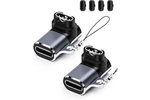 AIYEEN Adapter do ładowania zegarka, USB typu C, żeński na męski, port ładowania kompatybilny z modelem Garmin Fenix ​​​​​​7, 7S, 7X, 6, 6X, 6S itp. Ładowarka do zegarka typu C z klamrą zapobiegającą
