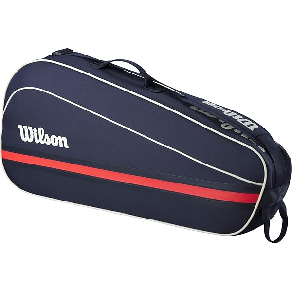 WILSON US Open 2023 Borsa Da Tennis | Capiente Per 2 Racchette | Tasche Elastiche E Chiusura A Scatto | 100% Poliestere