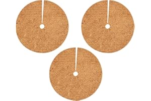 CNANRNANC Dischi in fibra di cocco, 46 cm, per pacciamatura, in fibra di cocco, per piante