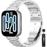 Rongep Xiaomi ile Uyumlu Bakla Model &Ccedil;elik Kordon Redmi Watch 5 Active/Redmi Watch 5 Lite/Watch S4/Watch 2/2Pro/S3/S1/S1Pro/S