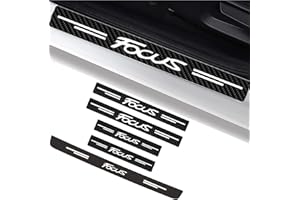 MIVPD 5 Stück Auto Einstiegsleisten Schutz Schutzfolie kompatibel für Fo-rd,Auto Ladekantenschutz Türschweller Auto Tür Schritt Lackschutzfolie,Auto Kohlefaser Kantenschutz,Kratzfest Aufkleber