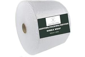 REQUISITE NEEDS 1 x Bubble Wrap Roll Bubble Cushioning Protective Wrap Packing Ideal for House Moving, Shipping (300MM X 5M)