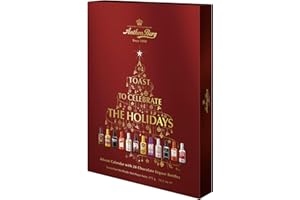 Anthon Berg Calendario dell'Avvento con 24 bottiglie di liquore al cioccolato 375g