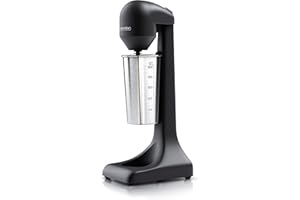 ‎ARENDO Arendo - Drink Mixer - Eiweiß Shaker - Getränkemixer - elektrischer Standmixer - 500 ml Becher - 22.000 U min - 2 Geschwindigkeitsstufen - Fitness Protein Drinks Smoothies Milchshakes Cocktails