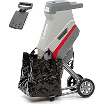 Trituratore Elettrico IKRA ILH 3000 S - 3000W, Diametro Rami Fino A 44mm, Sacco Raccolta 45 Litri, Silenzioso E Sicuro