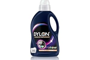 Dylon Black & Dark Detergent (30 Wash Loads), Liquid Laundry Detergent for all Black & Dark Clothes, renewing in every wash with optimal results in 10 washes