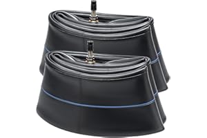 PaoWin 2-PCS chambres à air 100/90-19 (4.10/4.50-19) TR4 Valve 4.10-19 4.50-19 Chambre à air épaisse Compatible avec moto Dirt Bike Pit Bike chambres à air avant et arrière 100/90-19 4.10x19 4.50x19