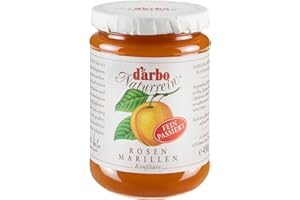 Darbo Naturrein Marillen (Aprikosen) Konfitüre fein passiert, 450 g Glas