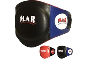 MAR INTERNATIONAL MAR | Heavy Duty Training Body Protector Pad Belly Targets for Muay Thai Boxing MMA Kickboxing & Combat Sports Training Belly Targets Body Shield Belly Guard Striking Shield