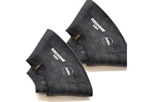 BlackRing 2x Inner Tubes 6.00-9 (600x9) TR87 Bent Valve Fork Lift Trailer Implement Agricultural