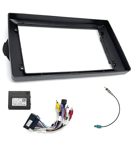 Sound Way Kit Di Montaggio Autoradio 9 Pollici Per Renault Dacia Logan (2013-2020) E Sandero (2012-2020) – Con Adattatore ISO, Antenna E CAN BUS Per Comandi Al Volante
