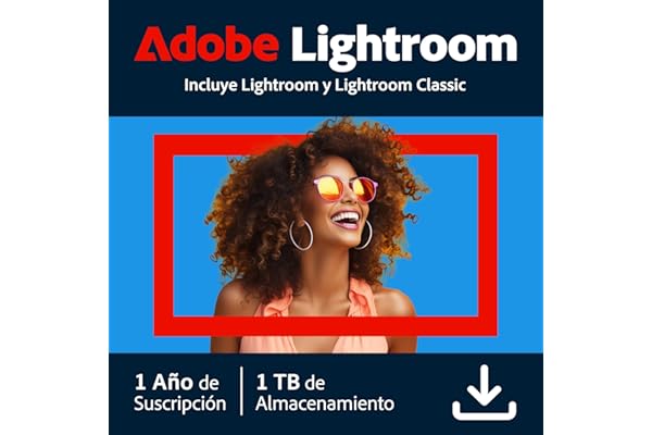 Adobe Lightroom and Lightroom Classic 1TB | Código de activación enviado por email