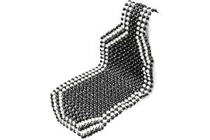 NTEK Natural Car Seat Beads Front, car seat beads Beaded Car Seat Cover Massaging Cool Cushion Makes Driving More Bearable And Less Painful On Long Trips (BLACK)