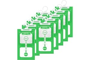 Lonsien 10 x 100 g Bolsa Antihumedad Armarios Bolsas Deshumidificadoras para Colgar Antimoho Antihumedad Absorbedor de Humedad para Armario, baño,Wardrobe,Coche